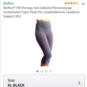 Bioflect compression tights- black